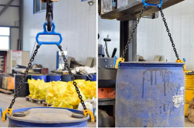 塑料桶可以使用油桶吊鉗吊裝嗎